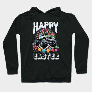 Happy Easter Monster Truck Hoodie